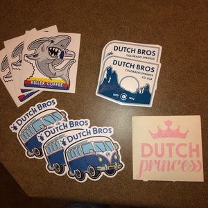 Dutch Bros stickers *read description*